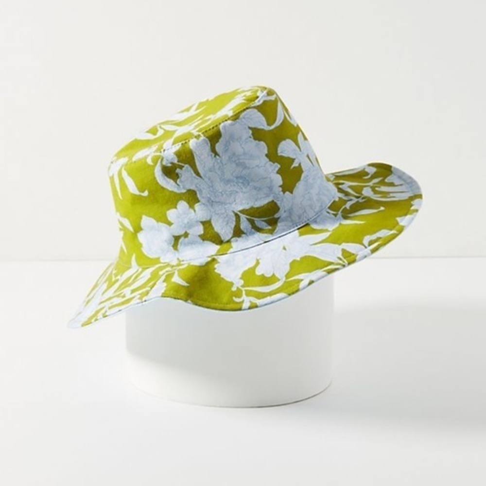 NWT Anthropologie Leyla Floral- Print Bucket Hat
